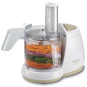 B&D FP1445-WT FOOD PROC 450W 8CUP 2SPD  by Black & Decker