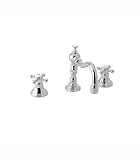 Jado 853/238/144 Victorian Widespread Lavatory Faucet, Cross Handles, Brushed Nickel