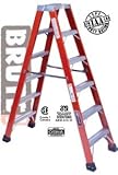 Louisville Ladder FM1404HD Brute 4-foot Extra Heavy Duty Fiberglass Twin Front Step Ladder