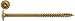 Screw Products, Inc. CCTX-516600100 5/16 Bronze Star Exterior Construction Lag Screws