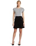 Lbd Laundry By Design Womens Jersey Ponte Mix Shirt Dress