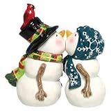 Snowman Couple Christmas Salt & Pepper ShakeR S/P Set