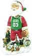 Boston Celtics Santa Claus Forever Collectibles Bobble Head - BASKETBALL Sports Merchandise