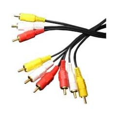 フジパーツ 分配AVケーブル 3ピン-6ピン 2m FVC-131