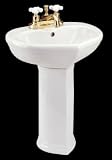 Pedestal Sinks White Vitreous in. H