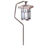 Intermatic CS17K Malibu Outdoor One-Light Mission Walk Light with 11-Watt Bulb, Antique Copper