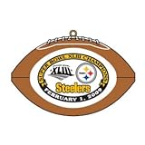 Pittsburgh STEELERS Super Bowl XLIII 43 Replica Fooball CHRISTMAS ORNAMENT