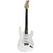 39 Inch White Electric Guitar with Carrying Bag and Accessories