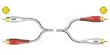 Audio Cable 2xPhono, 5m