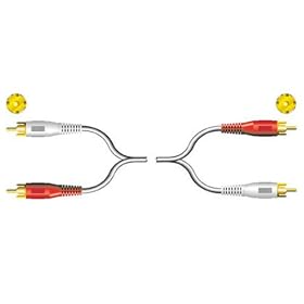 LINDY 5m Audio Cable - 2 x Phono Male to 2 x Phono Male Premium