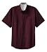 Port Authority - Short Sleeve Easy Care Shirt Burgundy/Light Stone-M
