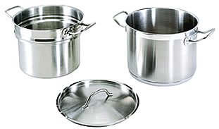 16 QT COMMERCIAL STAINLESS STEEL DOUBLE BOILER - NSF