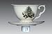 Red Apple Porcelain Teapot Night Light