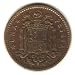 See larger 1947 (50) Spain 1 Peseta Coin Km#775