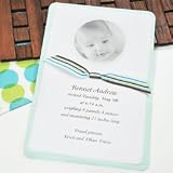 Cathy's Concepts Circle Baby Photo Announcement and Ribbon Kit, Blue