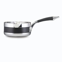 Anolon Ultra Clad - 1 Qt Open Saucepan w/Pouring Spouts