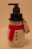 Bath & Body Works Holiday Traditions Winter Candy Apple Anti-Bacterial Deep Cleansing Hand Soap Snowman Figural, 10 fl. oz./295 mL