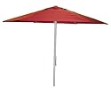2.5M Terracotta Pulley Garden Parasol - FREE DELIVERY