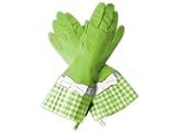 Gloveables Gloves -Lime Gingham & Bow