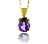 1.67 ct. Amethyst Oval-Cut Pendant