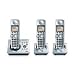 Panasonic DECT 6.0-Series 3-Handset Cordless Phone System with Answering System (KX-TG1033S)