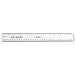 Westcott Non-Shatter Ruler, 12 Inch Length, Clear (13862)