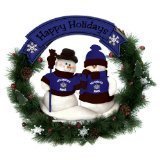 Los Angeles Kings Team Snowman Wreath