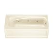 American Standard 1748.218C.222 Colony 5-1/2-Feet by 32-Inch Left-Hand Whirlpool with Integral Apron, EverClean and Hydro Massage System-I, Linen