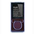Microsoft ZUNE 4GB 8GB Crystal Clear Hard Plastic Snap-On Carrying Case