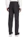 Louis Raphael ROSSO Men's Pleated Pattern Dress Pant with Comfort Waistband