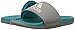 adidas Women's Adilette SC, Solid Grey/Chalk White/Shock Green, 11
