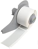 Brady M71-22-428 3 Width x 1 Height Silver Color B-428 Metalized Polyester Labels With Matte Finish For BMP71 Label Printer (100 Per Roll)