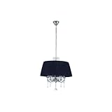 IMAGE OF Eglo 89034A Diadema, Chrome/Black, 5-Light Pendant Light Fixture