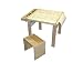 Beka 08402 Art Table, one wood tray, paper holder under table (paper sold sep...