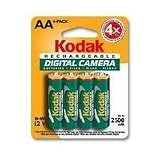 Kodak Max 4 NiMH 2100mAh Rechargeable AA Batteries