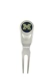 Set of 6 Michigan Wolverines Golf Divot Repair Tool/Head Clip NCAA College Athletics