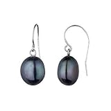 Honora Baroque Black Pearl Earrings