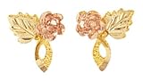 Mt. Rushmore Black Hills Gold® 10K Rose / Leaves Earrings