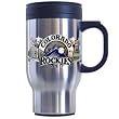 Colorado Rockies Stainless Steel 18 oz Travel Beverage Mug - MLB Baseball Fan Shop Sports Team Merchandise