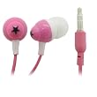Cbus Wireless Pink Star 3.5mm Stereo Earphone Headphone for Apple iPad 2 / iPad / iPod / Nano / Touch / MP3 MP4 Player