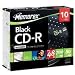 Electronics : Memorex - 10 x CD-R - 700 MB ( 80min ) 48x - black - slim jewel case - storage media