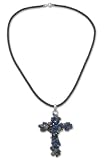  : LAPIS LAZULI NECKLACE AZURE CROSS