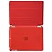 Besdata Ultra Thin Magnetic Smart Cover,Auto Wake/Sleep Function,Translucent Back Case for 2013 iPad Air with Screen Protector,Cleaning Cloth,Stylus (Red)
