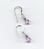 Baerreis - Lavender Swarovski Crystal Drop Earrings