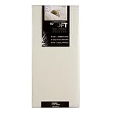Luxury Non Iron Polycotton Percale King Box Pleated Valance Sheet in Ivory