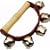 Basic Beat 5 Sleigh Bells on Wooden Handle