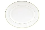 Vera Wang by Wedgwood Champagne Duchesse  13.75-Inch Oval Platter