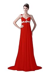 Lace-Up Beaded Sheath Evening Dress/Bridesmaid Dress/Prom Dress 