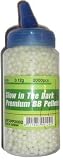 UHC Precision Ground Premium 6mm plastic airsoft BBs, 0.12g, 2000 rds, glow in the dark