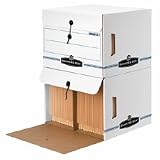 Bankers Box 00061 Recycled storage file for end tab files, 15-1/4x10-3/4x13-1/2, white, 12/ctn